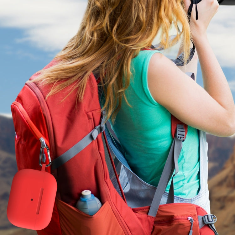 For AirPods Pro 2 Thickened One-piece Shockproof Earphone Case(Red) - For AirPods Pro 2 by PMC Jewellery | Online Shopping South Africa | PMC Jewellery | Buy Now Pay Later Mobicred