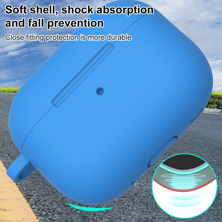 For AirPods Pro 2 Thickened One-piece Shockproof Earphone Case(Blue) - For AirPods Pro 2 by PMC Jewellery | Online Shopping South Africa | PMC Jewellery | Buy Now Pay Later Mobicred