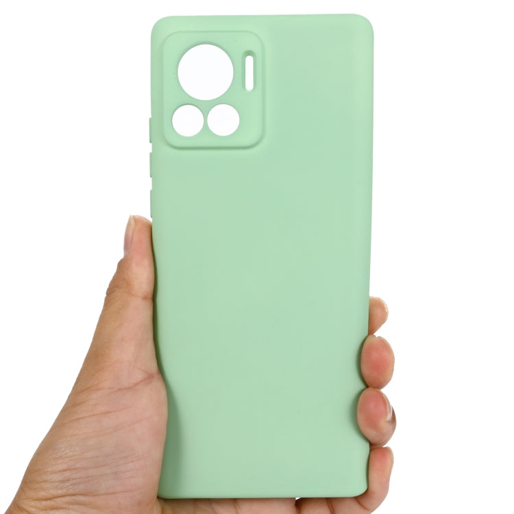 For Motorola Edge 30 Ultra / Moto X30 Pro Pure Color Liquid Silicone Shockproof Phone Case(Green) - Motorola Cases by PMC TechLife | Online Shopping South Africa | PMC TechLife