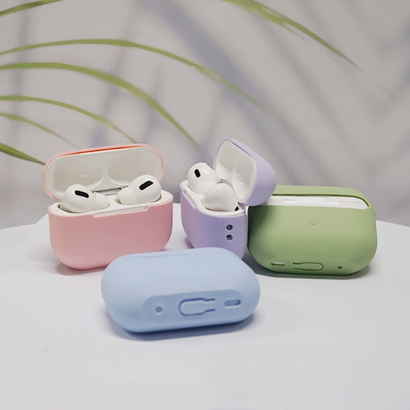 For AirPods Pro 2 Spliting Silicone Protective Case(White)