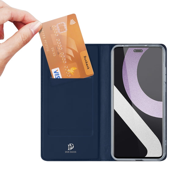 For Xiaomi 12 Lite 5G NE DUX DUCIS Skin Pro Series Horizontal Flip Phone Leather Case(Blue)