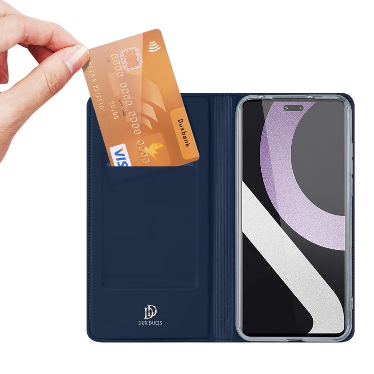 For Xiaomi 12 Lite 5G NE DUX DUCIS Skin Pro Series Horizontal Flip Phone Leather Case(Blue)