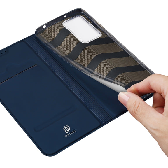 For Xiaomi 12 Lite 5G NE DUX DUCIS Skin Pro Series Horizontal Flip Phone Leather Case(Blue)