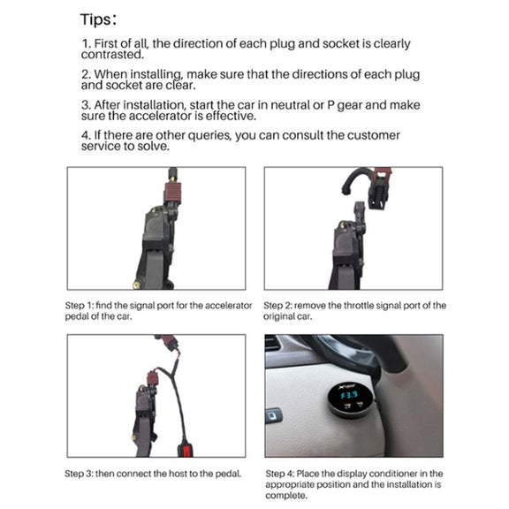 For Toyota Rush 2018- TROS CK Car Potent Booster Electronic Throttle Controller