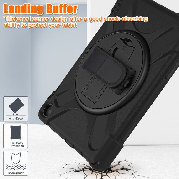 For Amazon Fire HD 8 2022 Hard PC Soft Silicone Full Body Protective Tablet Case(Black) - Amazon by PMC TechLife | Online Shopping South Africa | PMC TechLife | Buy Now Pay Later Mobicred