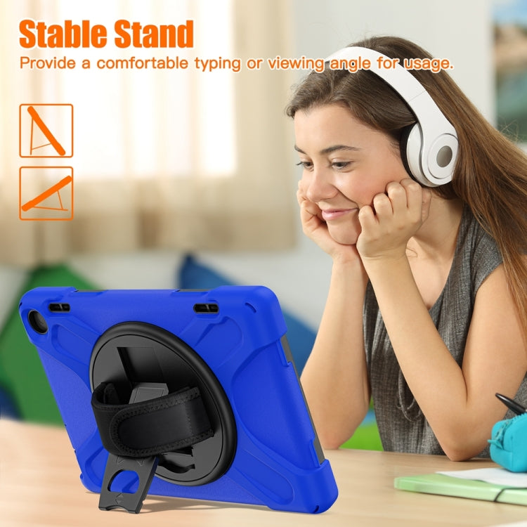 For Amazon Fire HD 8 2022 Hard PC Soft Silicone Full Body Protective Tablet Case(Blue) - free shipping - PMC TechLife - Order now!