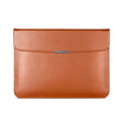 For 13.3 / 13.6 / 14 inch Laptop Ultra-thin Leather Laptop Sleeve(Brown) - 13.3 inch by PMC TechLife | Online Shopping South Africa | PMC TechLife | Buy Now Pay Later Mobicred