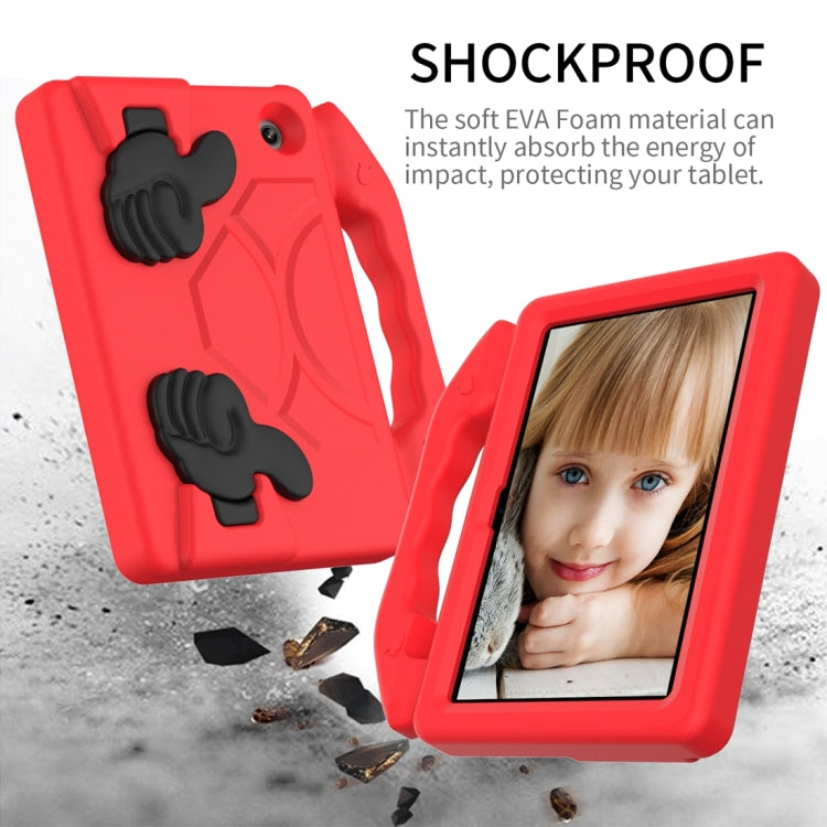 For Amazon Kindle Fire 7 2022 Children EVA Shockproof Tablet Case with Thumb Bracket(Red) - Amazon by PMC TechLife | Online Shopping South Africa | PMC TechLife | Buy Now Pay Later Mobicred