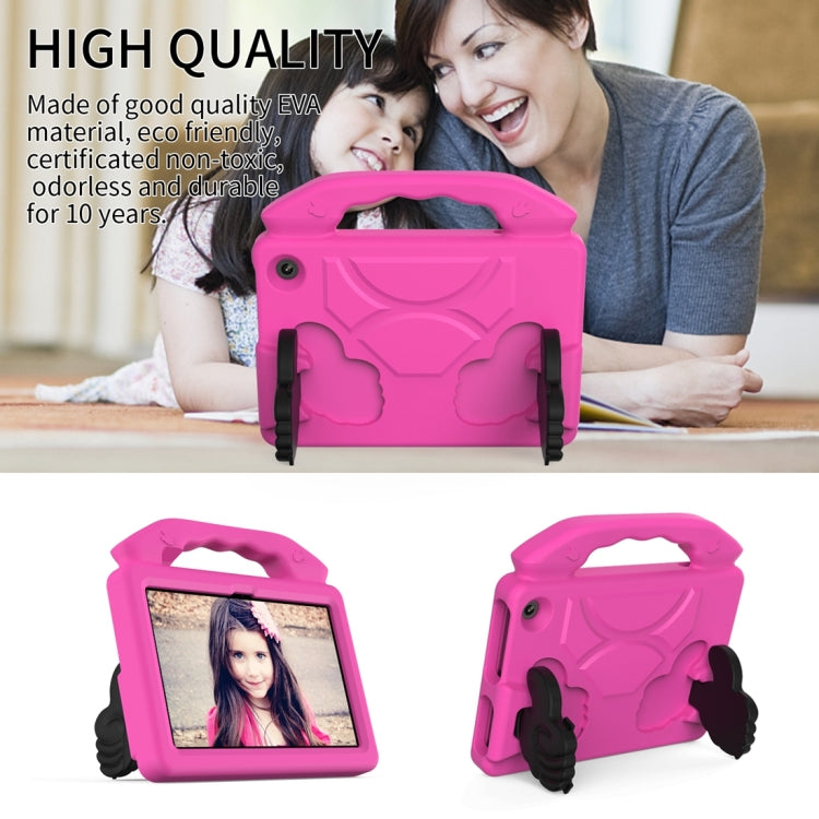 For Amazon Kindle Fire 7 2022 Children EVA Shockproof Tablet Case with Thumb Bracket(Rose Red) - Amazon by PMC TechLife | Online Shopping South Africa | PMC TechLife | Buy Now Pay Later Mobicred