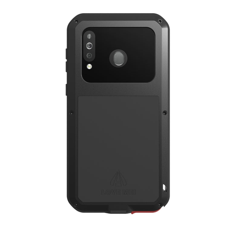 For Galaxy A40s LOVE MEI Metal Shockproof Waterproof Dustproof Protective Case(Red) - free shipping - PMC TechLife - Order now!