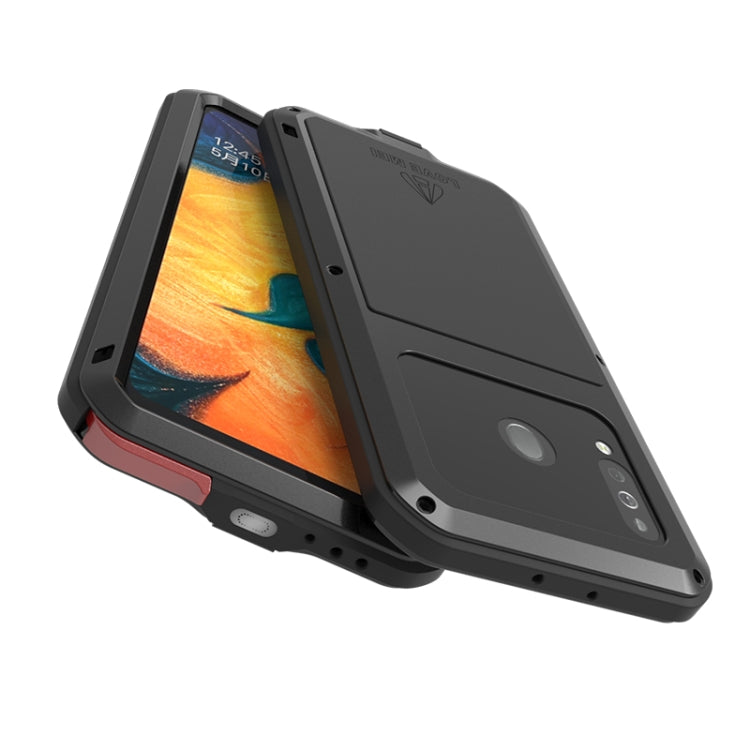For Galaxy A40s LOVE MEI Metal Shockproof Waterproof Dustproof Protective Case(White) - free shipping - PMC TechLife - Order now!