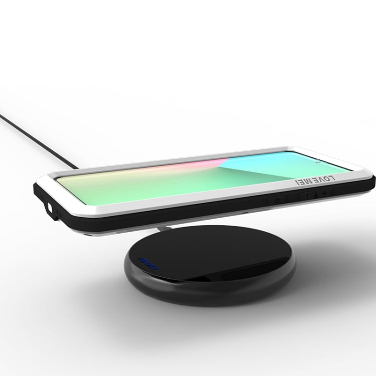 For Galaxy S20 Ultra LOVE MEI Metal Shockproof Waterproof Dustproof Protective Case(White) - free shipping - PMC TechLife - Order now!