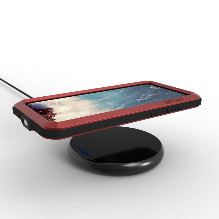 For Galaxy S20 Plus LOVE MEI Metal Shockproof Waterproof Dustproof Protective Case(Red) - free shipping - PMC TechLife - Order now!