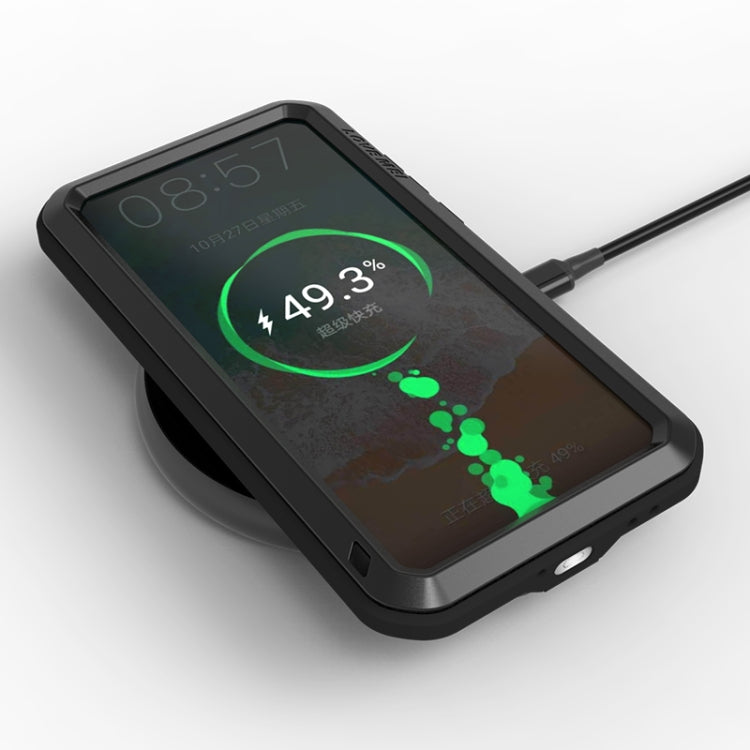 For Huawei P40 LOVE MEI Metal Shockproof Waterproof Dustproof Protective Case(Yellow) - Huawei Cases by LOVE MEI | Online Shopping South Africa | PMC TechLife | Buy Now Pay Later Mobicred