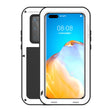 For Huawei P40 Pro LOVE MEI Metal Shockproof Waterproof Dustproof Protective Case(White) - Huawei Cases by LOVE MEI | Online Shopping South Africa | PMC TechLife | Buy Now Pay Later Mobicred