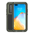 For Huawei P40 Pro LOVE MEI Metal Shockproof Waterproof Dustproof Protective Case(Army Green) - free shipping - PMC TechLife - Order now!