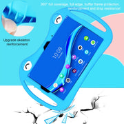 For TCL 10 TabMax 4G 9295G Cartoon Silicone Shockproof Protective Tablet Case(Blue)