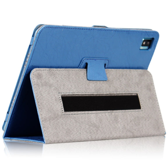 For TCL 10 TabMax 4G Printed Leather Tablet Case with Holder(Black)