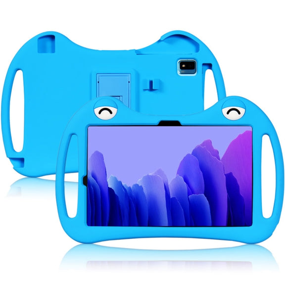 For TCL Tab Pro 5G Cartoon Silicone Shockproof Protective Tablet Case with Stand & Pen Slot(Blue)