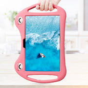 For TCL Tab 10 5G Cartoon Silicone Shockproof Protective Tablet Case with Stand & Pen Slot(Pink)