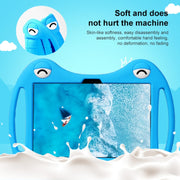 For TCL Tab 10 5G Cartoon Silicone Shockproof Protective Tablet Case with Stand & Pen Slot(Pink)