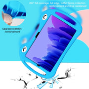 For TCL Tab 10s 2021 Cartoon Silicone Shockproof Protective Tablet Case with Stand(Blue)