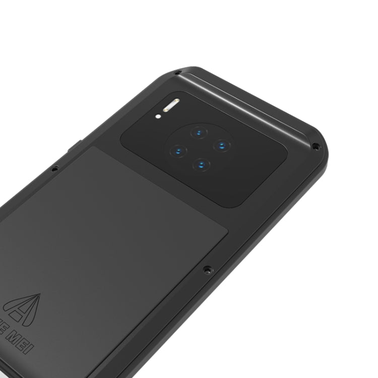 For Huawei Mate 30 Pro LOVE MEI Metal Shockproof Waterproof Dustproof Protective Case(Black) - free shipping - PMC TechLife - Order now!