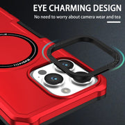 For Samsung Galaxy Note20 Ultra MagSafe Shockproof Armor Phone Case(Red)