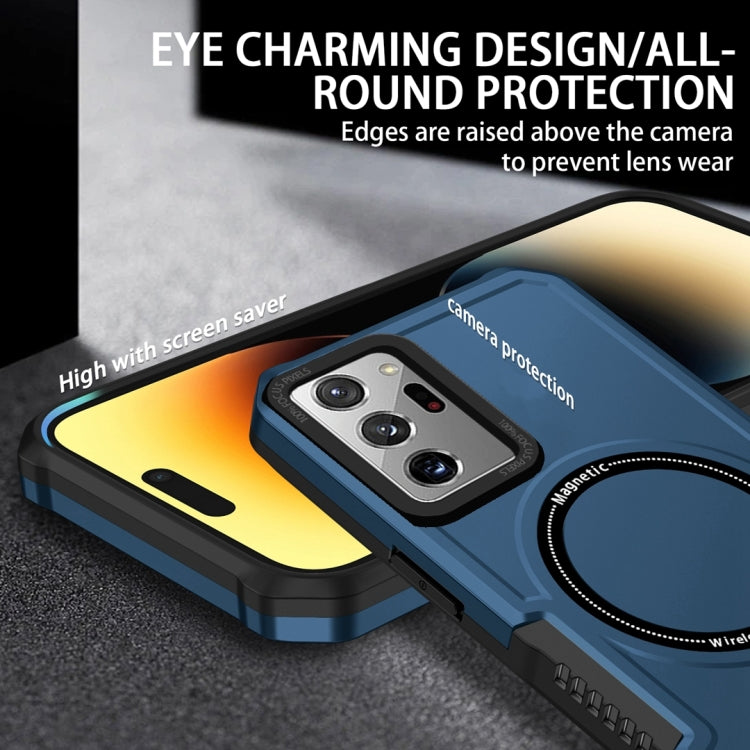 For Samsung Galaxy Note20 Ultra MagSafe Shockproof Armor Phone Case(Dark Blue) - free shipping - PMC TechLife - Order now!