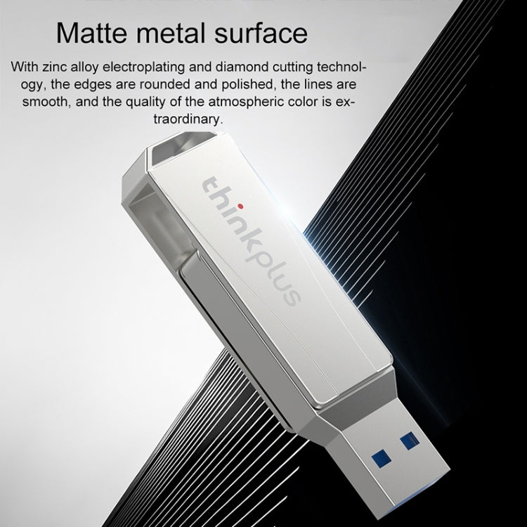 Lenovo Thinkplus MU252 USB 3.1 + USB-C / Type-C Flash Drive, Memory:256GB (Silver) - free shipping - PMC Jewellery - Order now!