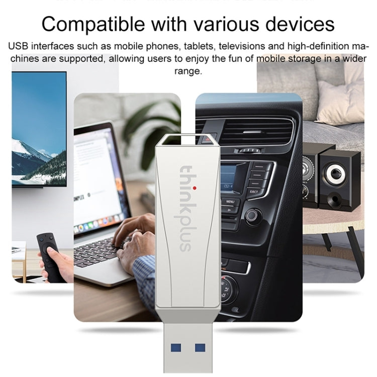 Lenovo Thinkplus MU252 USB 3.1 + USB-C / Type-C Flash Drive, Memory:256GB (Silver) - free shipping - PMC Jewellery - Order now!