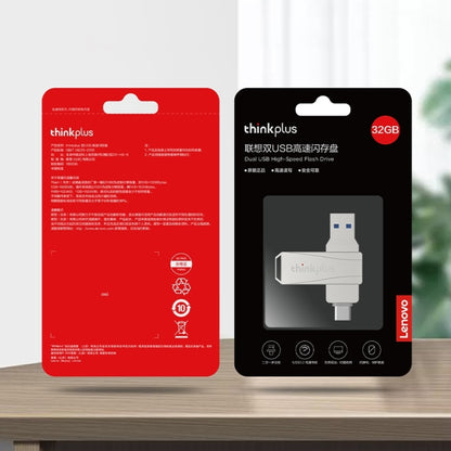 Lenovo Thinkplus MU252 USB 3.1 + USB-C / Type-C Flash Drive, Memory:256GB (Silver) - free shipping - PMC Jewellery - Order now!
