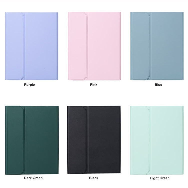 For iPad 10th Gen 10.9 2022 SA-10C Bluetooth Touch Keyboard Leather Tablet Case with Pen Slot(Pink)