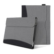 For Microsoft Surface Pro 10 / 9 Cloth Texture Stitching Leather Tablet Case(Black Grey) - Others by PMC TechLife | Online Shopping South Africa | PMC TechLife | Buy Now Pay Later Mobicred