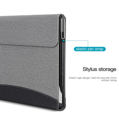 For Microsoft Surface Go 3 / 2 / 1 Cloth Texture Stitching Leather Tablet Case(Black) - Others by PMC Jewellery | Online Shopping South Africa | PMC Jewellery | Buy Now Pay Later Mobicred
