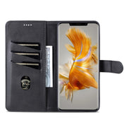 For Huawei Mate 50 Pro AZNS Skin Feel Calf Texture Flip Leather Phone Case(Black)