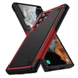 For Samsung Galaxy S22 Ultra 5G PC + TPU Shockproof Protective Phone Case(Red+Black) - Galaxy S22 Ultra 5G Cases by PMC TechLife | Online Shopping South Africa | PMC TechLife | Buy Now Pay Later Mobicred