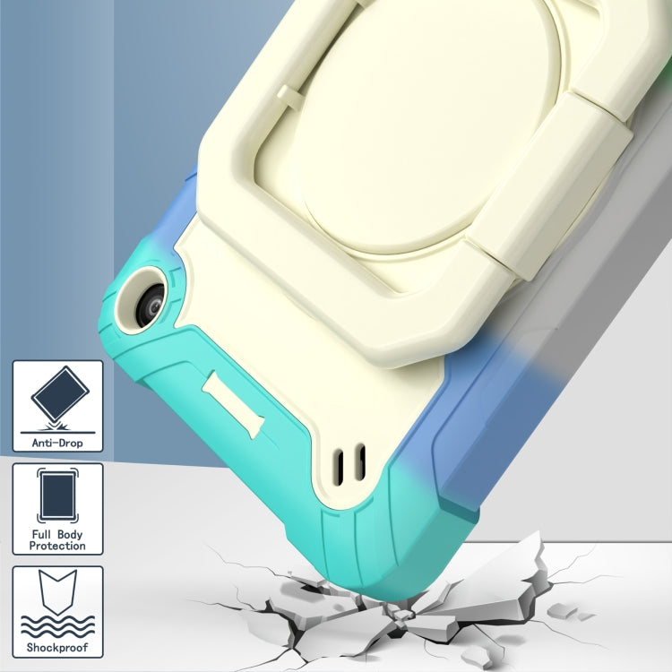 For Amazon Kindle Fire 7 2022 Silicone + PC Bracelet Holder Tablet Case(Bright Green) - Amazon by PMC TechLife | Online Shopping South Africa | PMC TechLife | Buy Now Pay Later Mobicred