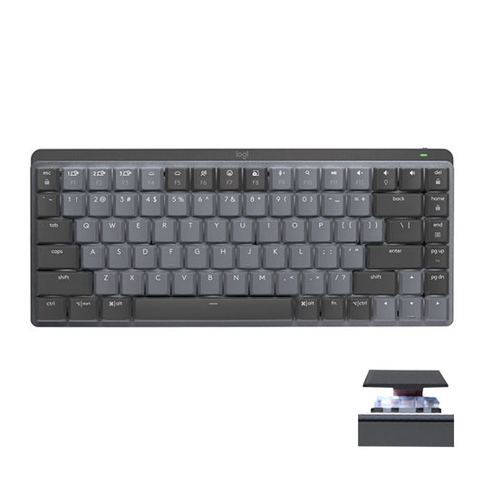 Logitech MX Mechanical Mini Wireless Bluetooth Dual Mode Keyboard with Logi Bolt USB Receiver(Brown Axis) - free shipping - PMC Jewellery - Order now!