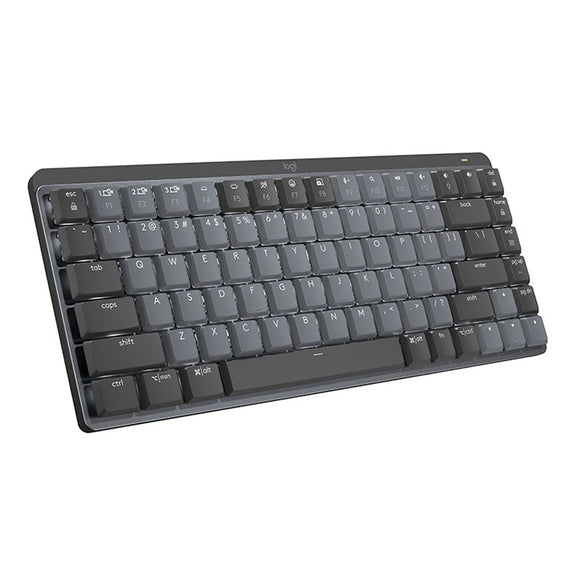 Logitech MX Mechanical Mini Wireless Bluetooth Dual Mode Keyboard with Logi Bolt USB Receiver(Green Axis)