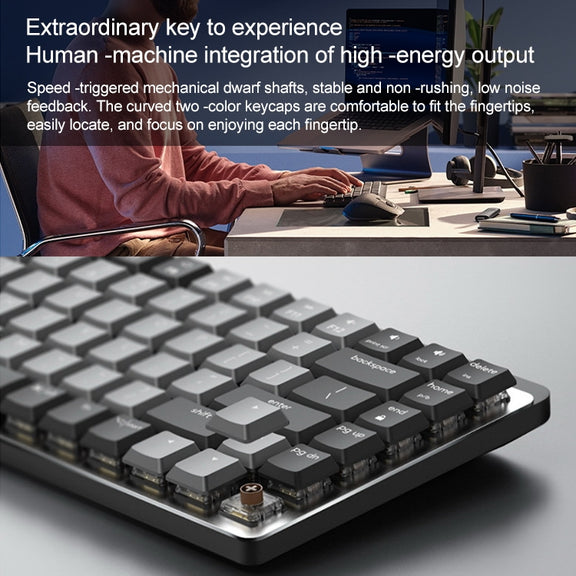 Logitech MX Mechanical Mini Wireless Bluetooth Dual Mode Keyboard with Logi Bolt USB Receiver(Green Axis)