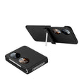For Huawei P50 Pocket SULADA Invisible Bracket Leather Back Cover Phone Case(Black) - Huawei Cases by SULADA | Online Shopping South Africa | PMC TechLife | Buy Now Pay Later Mobicred