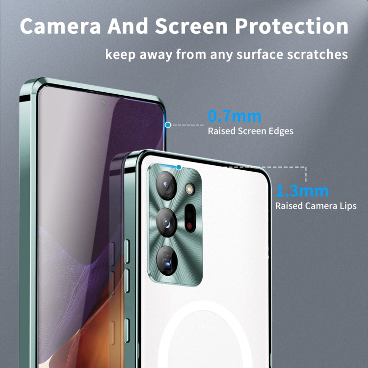 For Samsung Galaxy Note20 Ultra MagSafe Frosted Metal Phone Case(Green) - free shipping - PMC TechLife - Order now!