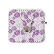 For AirPods 3 PU Leather Wireless Earphone Case(Purple Flowers) - For AirPods 3 by PMC Jewellery | Online Shopping South Africa | PMC Jewellery | Buy Now Pay Later Mobicred