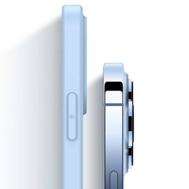 For iPhone 14 Pro CD Texture MagSafe Liquid Silicone Phone Case(Orange) - iPhone 14 Pro Cases by PMC TechLife | Online Shopping South Africa | PMC TechLife