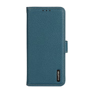For Nokia X30 5G KHAZNEH Litchi Genuine Leather Phone Case(Green)
