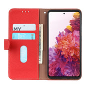 For Nokia X30 5G KHAZNEH Litchi Genuine Leather Phone Case(Red)