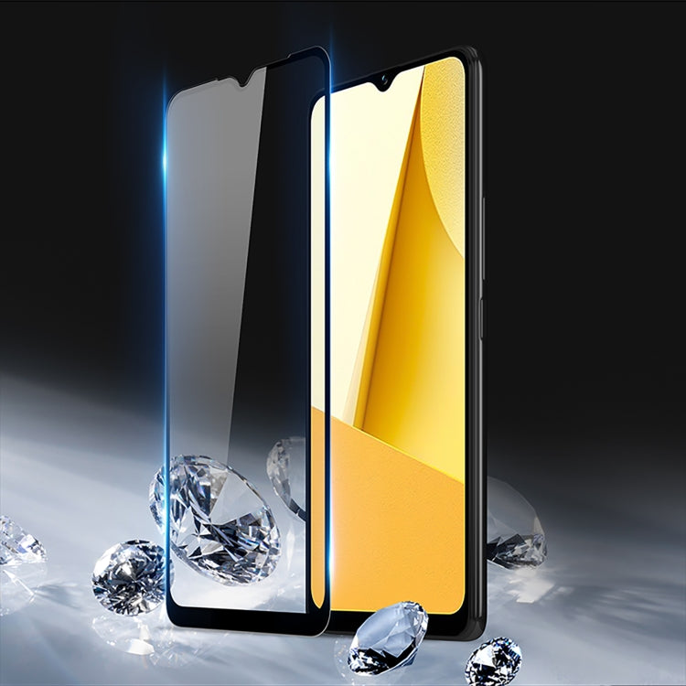 For vivo Y16 / Y02S 10pcs DUX DUCIS 0.33mm 9H Medium Alumina Tempered Glass Film