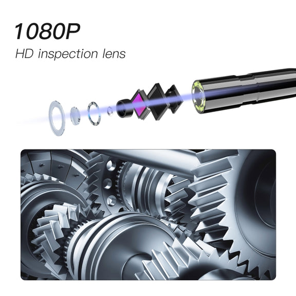 5.5mm P10 2.8 inch HD Handheld Endoscope with LCD Screen, Length:5m