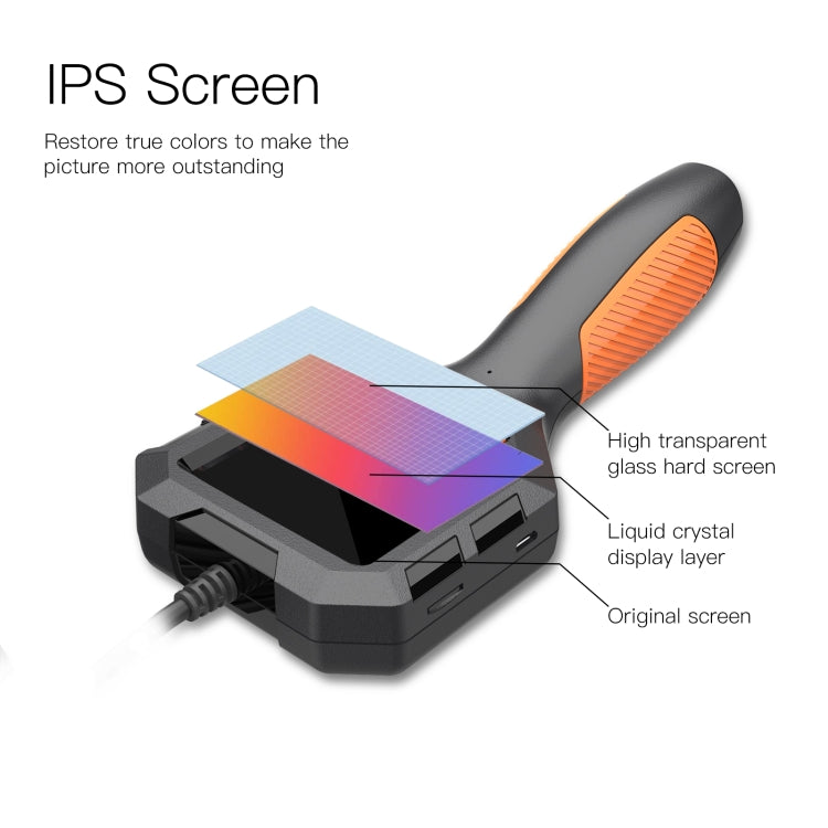 5.5mm P10 2.8 inch HD Handheld Endoscope with LCD Screen, Length:5m -  by PMC TechLife | Online Shopping South Africa | PMC TechLife | Buy Now Pay Later Mobicred